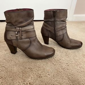 Pikolinos booties, grey, size 7. Worn just  2-3 times